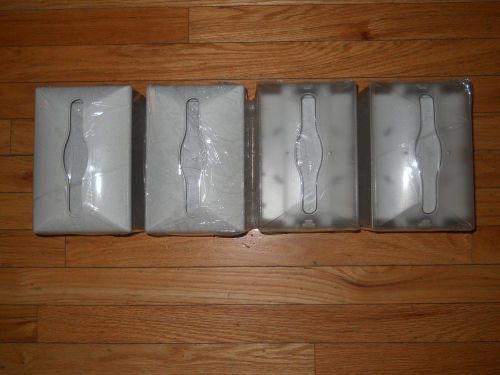 SALE 4 BN SCA TORK 32XPT XPRESSNAP Tabletop Napkin Dispensers Bone White &amp; Clear