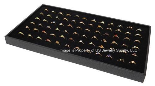 12 Black 72 Ring Display Storage Stackable Trays