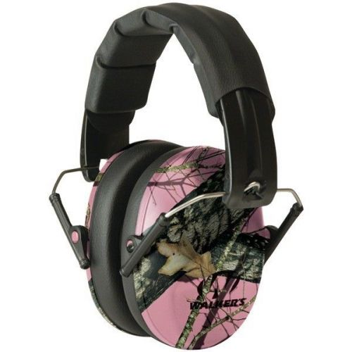 Walker&#039;s Game Ear GWP-FPM1-PKMO PRO Low-Profile Folding Muff Pink/Mossy Oak Camo