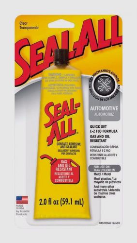 New seal-all contact automotive adhesive sealant 2 oz clear high strength 380112 for sale