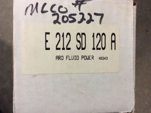 Aro e-212-sd-120-a fluid power solenoid valve pneumatic air e212sd120a. used for sale