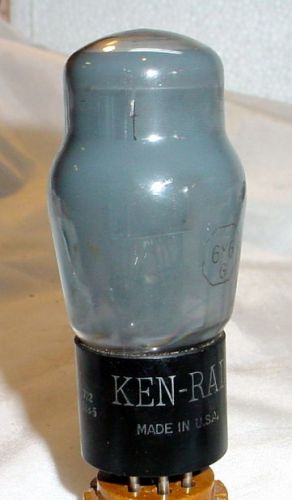 Ken Rad 6Y6G 6Y6 Vacuum Tube