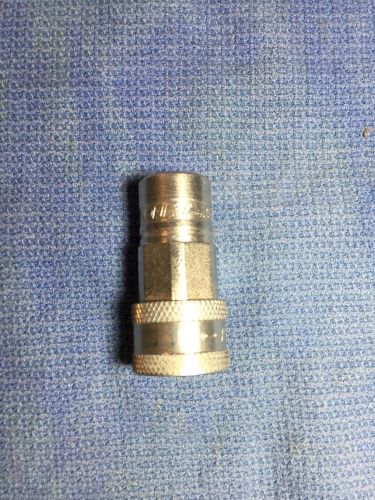 Parker quick coupler #4050-2p chromium-6 free quick disconnect for sale