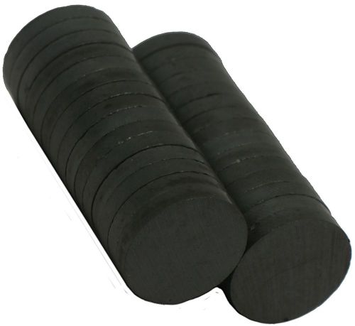 3/4&#034; X 1/8&#034; Ceramic Disc- Ceramic/Ferrite Magnet, Grade C-11