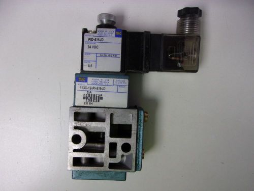 MAC Valves 713C-12-PI-611JD / PID-611JD Solenoid Valve