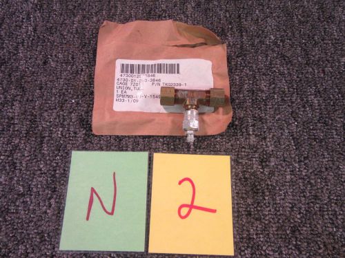 FRUEHAUF FLARE TUBE FITTING UNION THREADED WATER PIPE 3/8&#034; MILITARY SURPLUS NEW