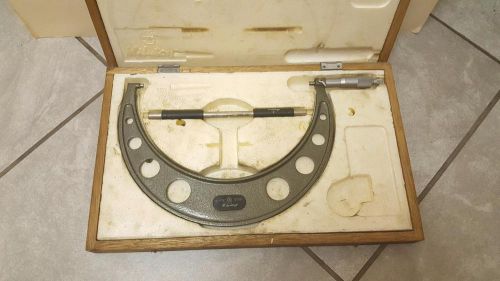 MITUTOYO Micrometer 9-10&#034; .0001&#034; w/ Standard in box 103-224A