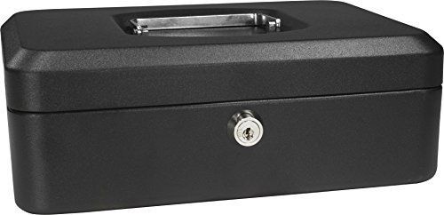 BARSKA 8-Inch Cash Box with Key Lock