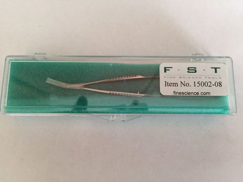 Fine Science Tools 15002-08 Scissors -Angled to Side/Sharp/8cm/2.5mm Cut Edge