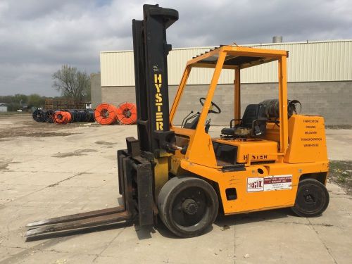 Hyster 15500 lb s155xl propane forklift w/132&#034; mast fork positioning/sideshift for sale