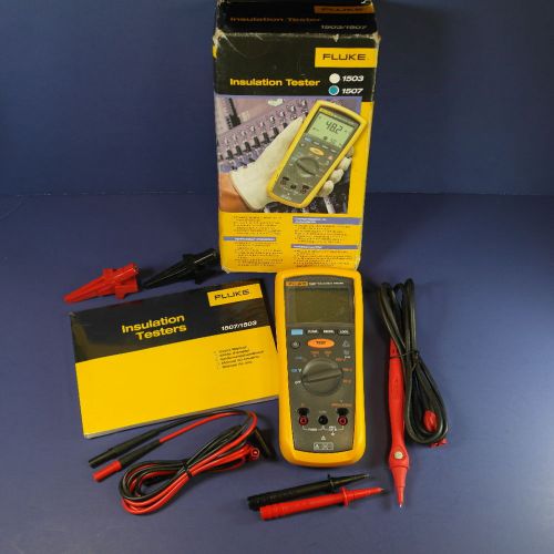 Brand New Fluke 1507 Insulation Tester! Original box and accessories!