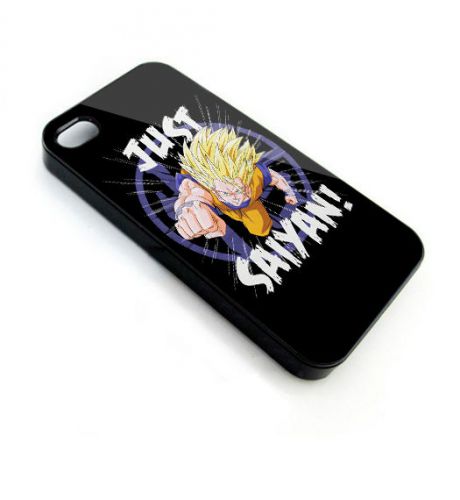 Just Saiyan Logo Cover Smartphone iPhone 4,5,6 Samsung Galaxy