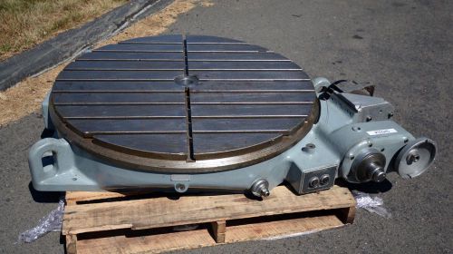 Pratt &amp; Whitney 42&#034; Plain Rotary Table (Inv.33940)