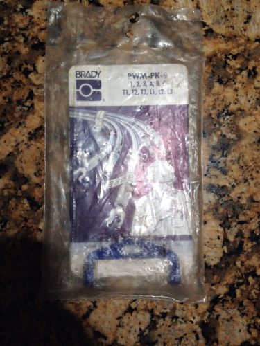 Brady Industrial PWM-PK-9 BRADY WIRE Markers PORTA-Pack Sealed