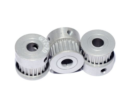 GT2 Pulley 20 Teeth Aluminum Bore 5mm width 6mm 3D Printer Reprap Prua I3 CNC