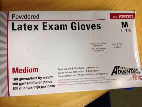 MEDIUM / LATEX EXAM GLOVES