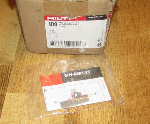 Hilti emt strut clamp mh-emt45 3/4&#034; (box of 100) for sale