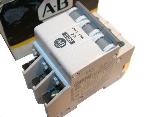 NEW ALLEN BRADLEY 2 AMP CIRCUIT BREAKER DIN MOUNT 1492-CB3