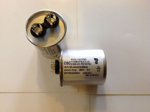 2 motor starting capacitors 440 VAC 15UF