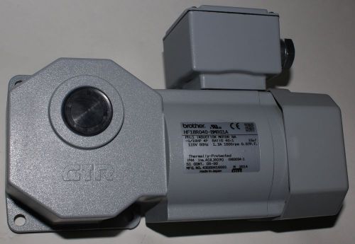 Brother GTR  Gear Motor  HF18R040-BMRG1A 1/10hp, 40:1 ratio, 115vac NEW