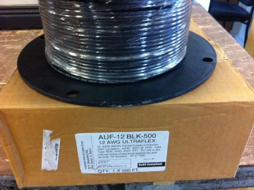 Polar Wire 12 AWG Arctic Ultraflex, 600V, BLACK 500FT