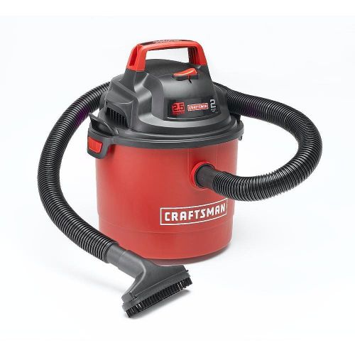 Craftsman Portable 2.5 Gallon 2 Peak HP Wall Mount Wet/Dry Vac