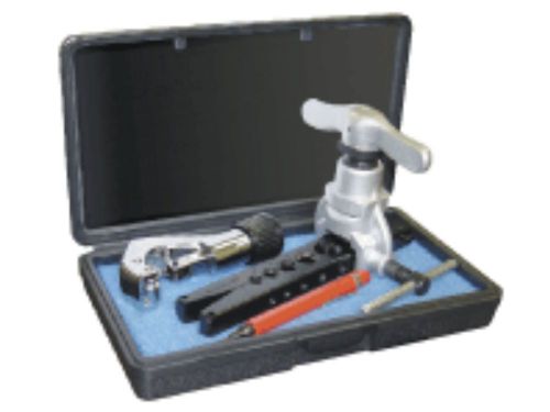 Mastercool 70058 45? ECCENTRIC FLARING TOOL w/cutter, deburring tool, plstc box