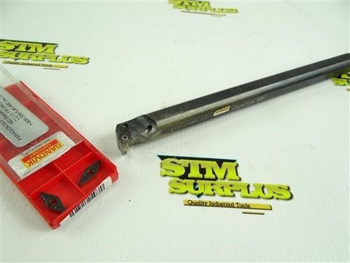 SANDVIK COOLANT THRU INDEXABLE BORING BAR 5/8&#034; SHANK X 8&#034; LONG  A10R-SVUBR