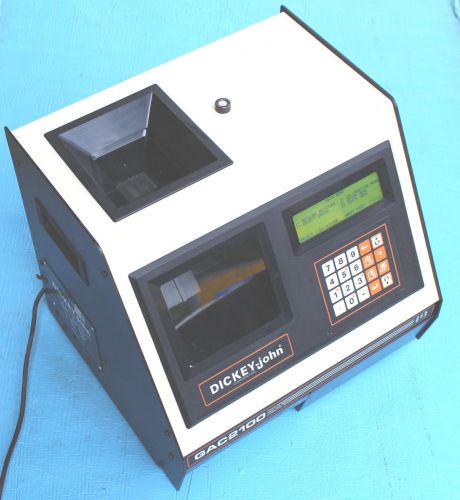 Dickey john gac 2100  nb commercial grain moisture / bulk density tester for sale