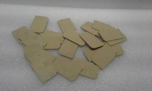 Lot Of 21 - WEIDMULLER 021136 AP End Plate for SAKR Polyamide