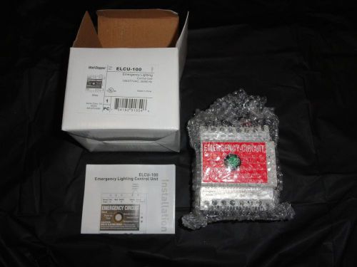 New wattstopper elcu-100 emergency lighting control unit 120/277vac 50/60hz nib for sale