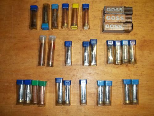 Lot of 29 assorted welding torch tips - Harris, Goss