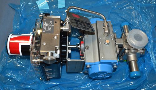 PBM 1&#034; SANITARY STAINLESS 3-WAY BALL VALVE ACTUATOR WESTLOCK 7600 DEVICENET