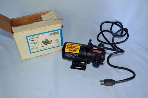 Simer mini-vac M-40 pump 115 volts New