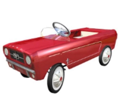 Mustang Pedal Car - 1965 AMF Mustang Pedal Car - Red