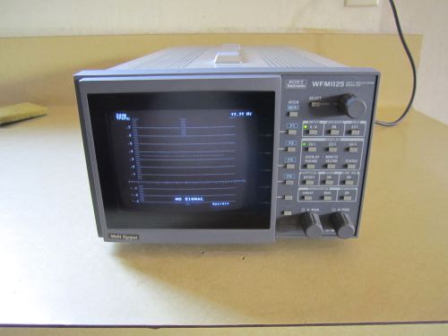 TEKTRONIX HIGH DEFINITION MULTI FORMAT WAVEFORM MONITOR (MODEL # WFM-1125) WORKS