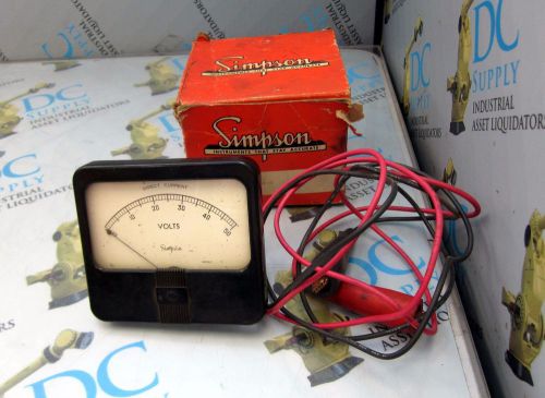 SIMPSON M-7981-1 1000 ?/V ANALOG PANEL METER NIB