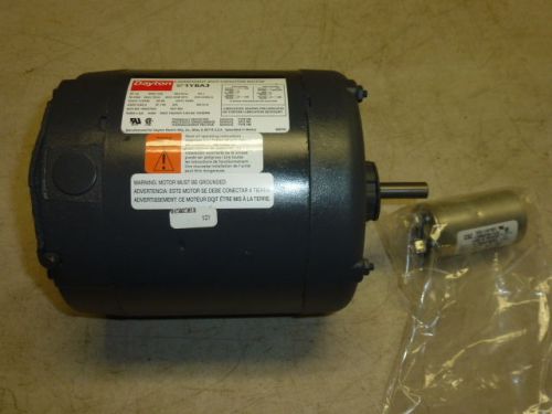 NEW! DAYTON HATCHER/SETTER MOTOR 1/2HP, 1PH, 1725 RPM, 115/230V, Fr: 56Z, 1YBA3