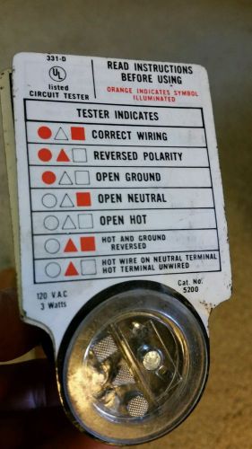 Outlet wiring tester