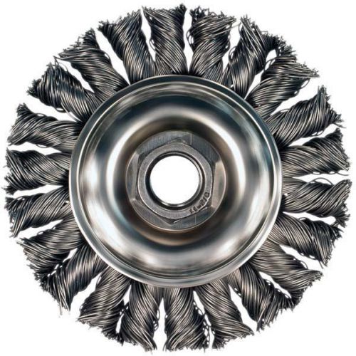 Pferd combitwist full cable knot twist wheel brush - diameter: 5&#034; for sale