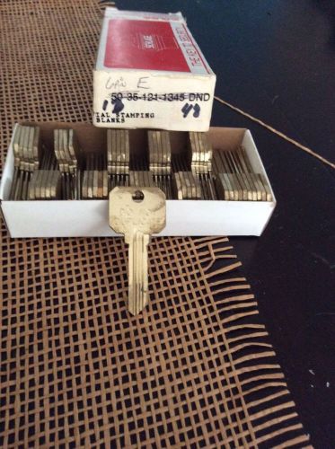 schlage key blanks 35-121 468 1348 6 Pin E Do Not Duplicate