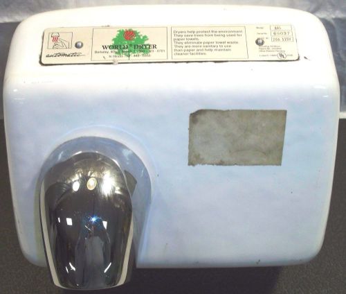 Vintage World Dryer Model XA5 Electric Warm Air Hand Dryer 115V 20A (69037)