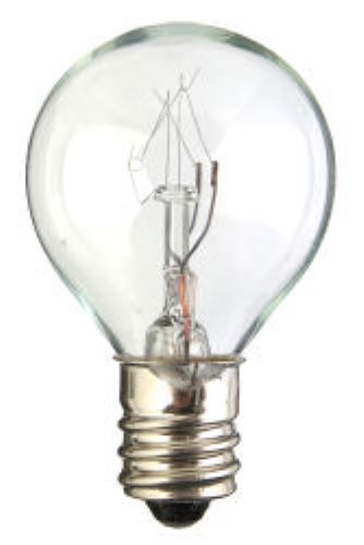 Bulb 5W, 120V, G9.5, Candelabra E12 Base, 5 Watt, 24 Volt, 31mm dia, Decor