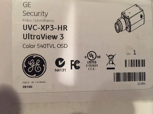 GE UVC-XP3-HR ULTRAVIEW 3 COLOR CAMERA (NO LENS)