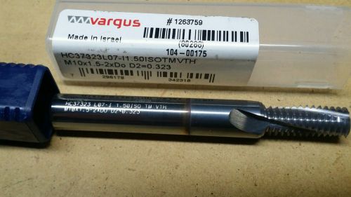 Vardex 10 x 1.5 2xD Solid Carbide Threadmill