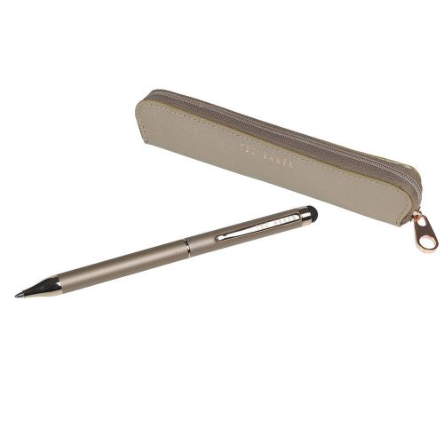 Ted Baker Rose Gold Ballpoint Writing Pen w/ Touchscreen Stylus iPad/iPhone Tip