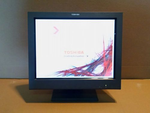 TOSHIBA/ IBM  4820-5LG POS Touch Screen LCD Monitor  7430932 With Stand