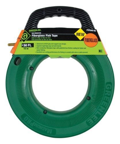 Greenlee ftf540-50 50-feet x 11/64-inch fiberglass fish tape for sale