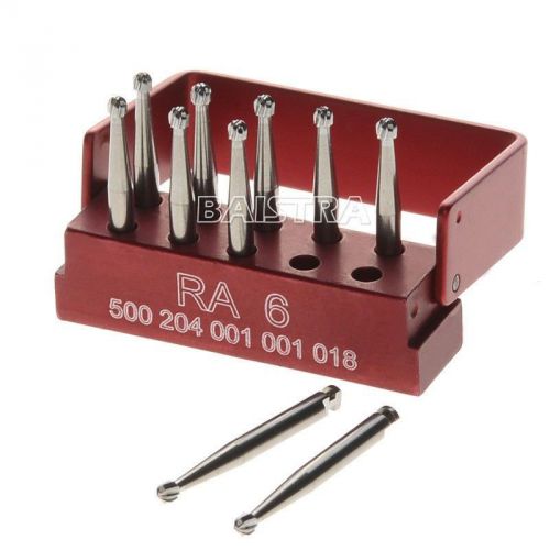 1 Pack Dental Tungsten Steel burs For low speed Contra Angle 10pcs/box  RA-6