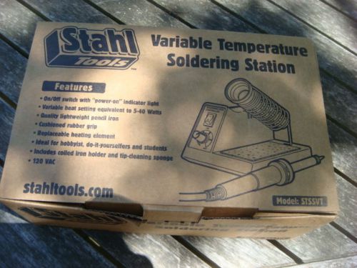 STAHL STSSVT VARIABLE TEMPERATURE SOLDERING STATION